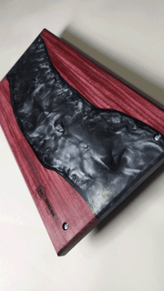 Dark River Charcuterie Board with Handles | 16.75 x 8.75 x 1