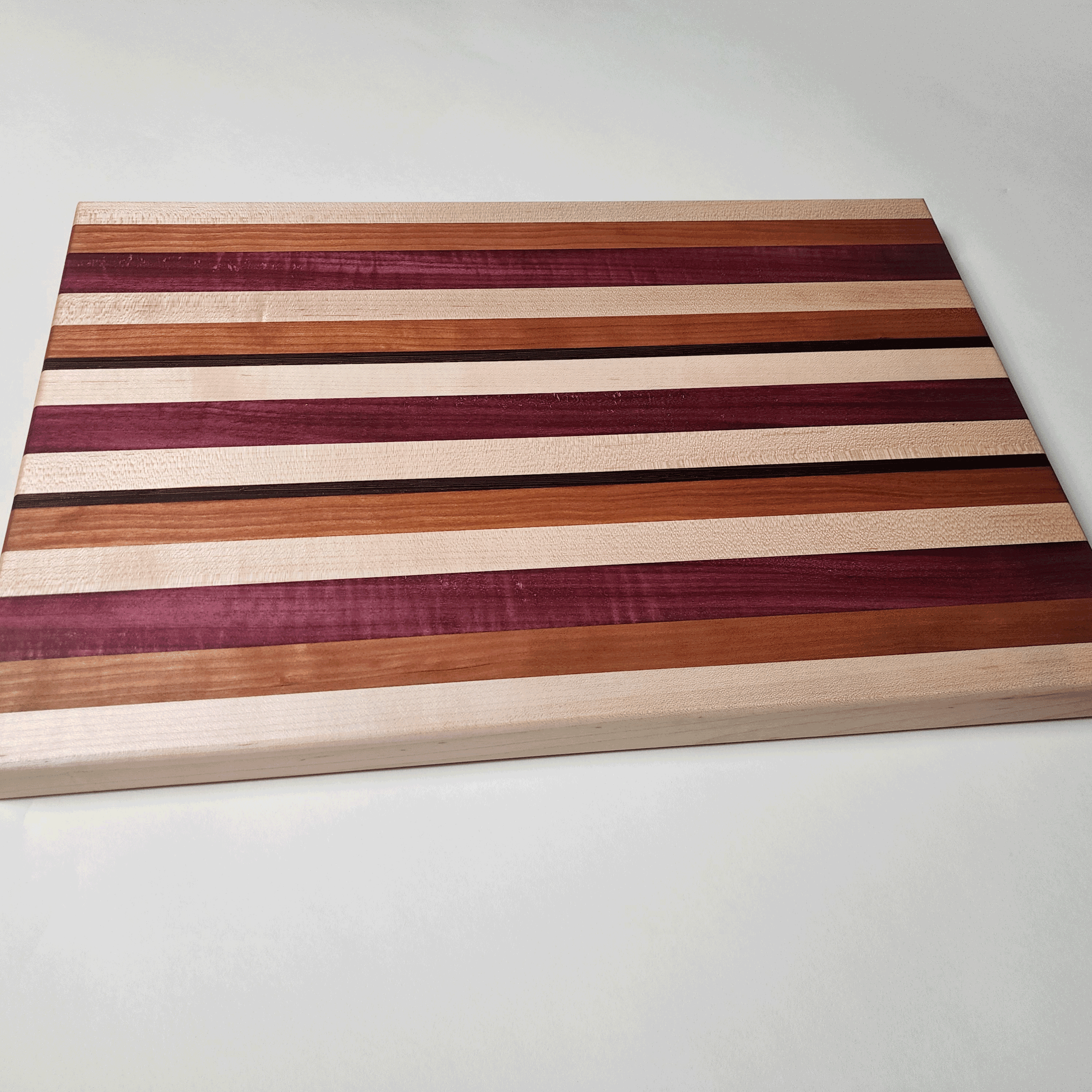 Edge Grain Stripe Cutting Board 18x12x1.25 #2