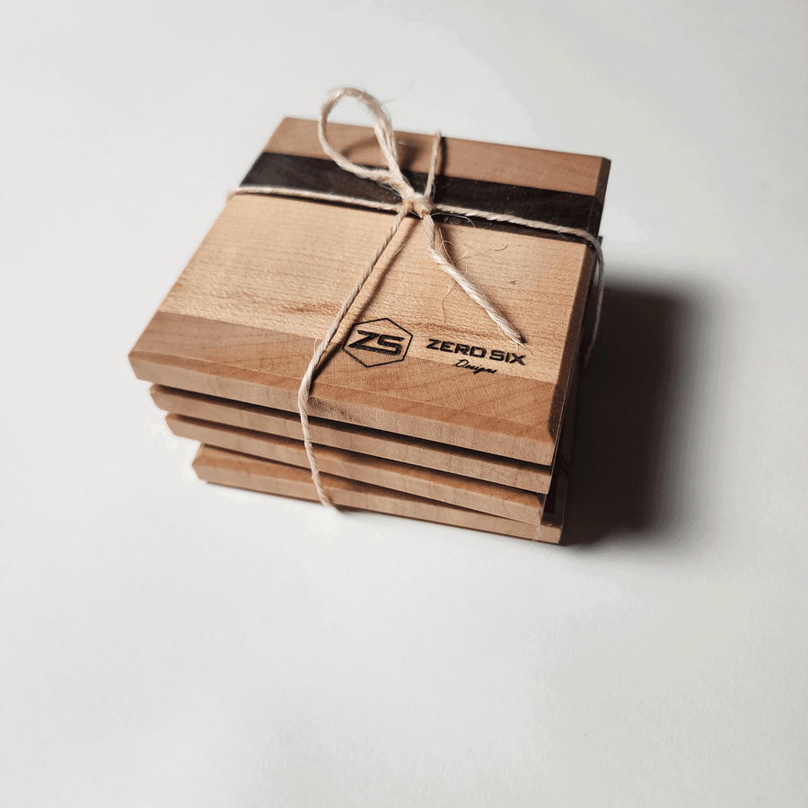 4 Pk Maple with Walnut 4x4