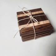 Stripe Coaster 4pk 4x4