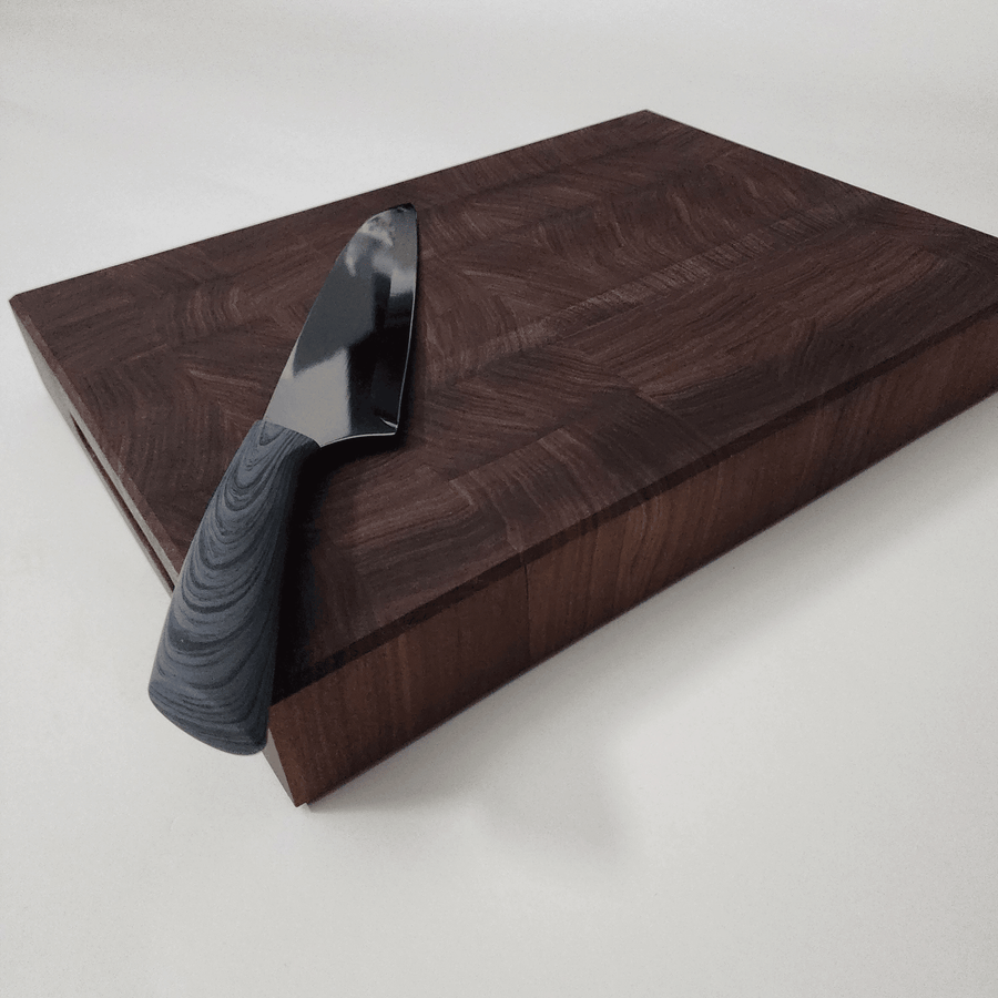 End Grain Walnut cutting board. 1.5" thick. High quality cutting board.