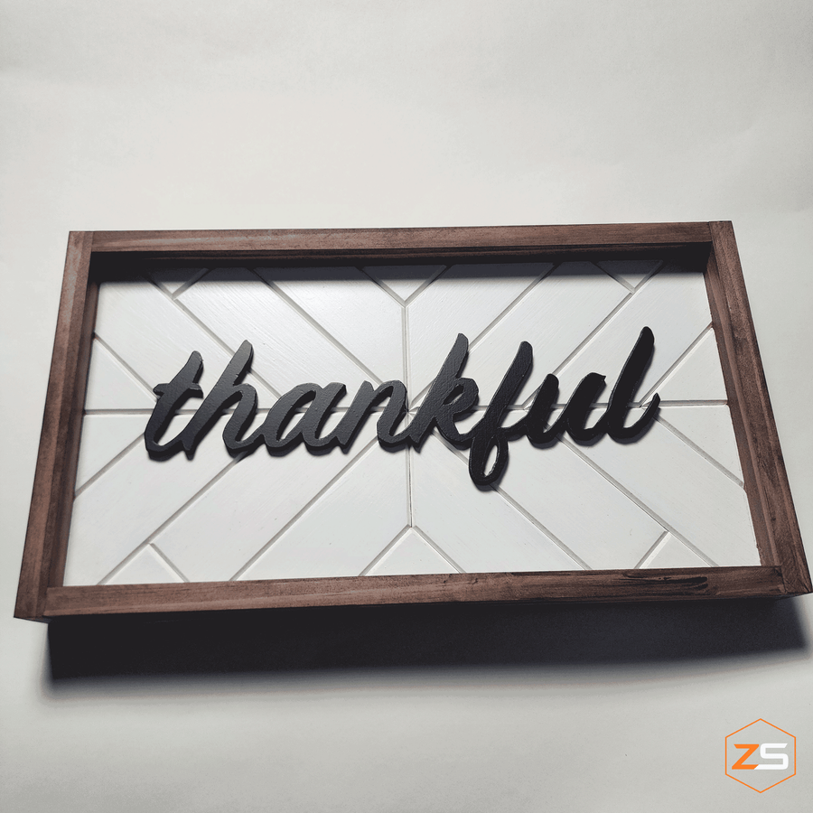 Thankful Wall Sign