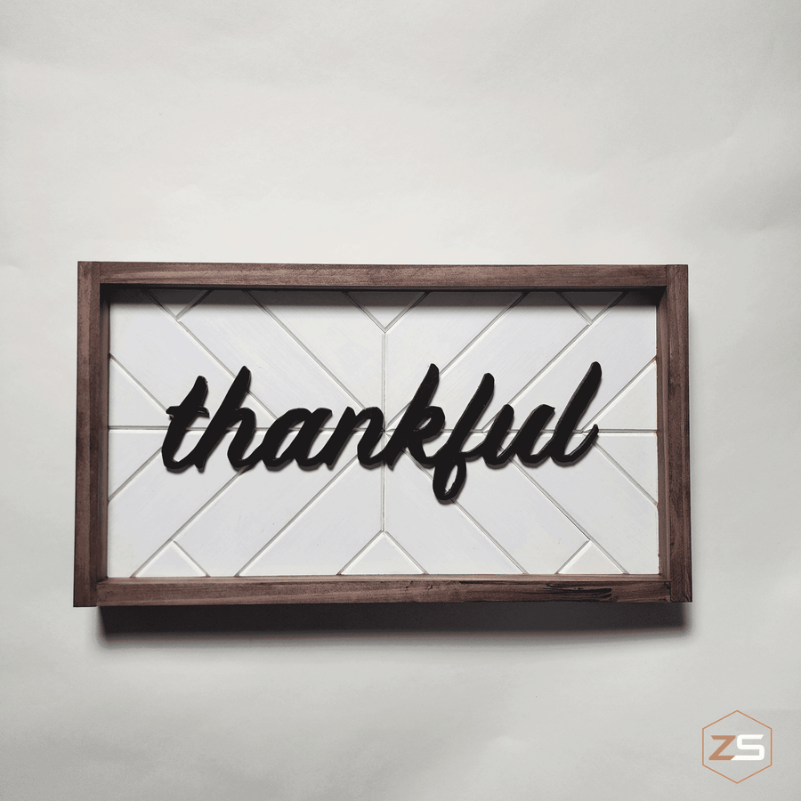 Thankful Wall Sign