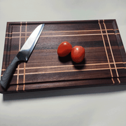 Walnut Plaid Wood Cutting Board