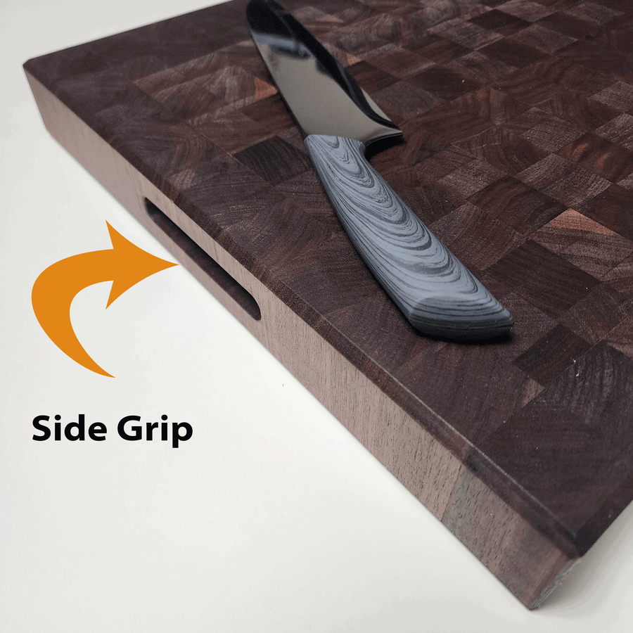 Personalized End Grain Walnut Cutting Board - Chroma Line