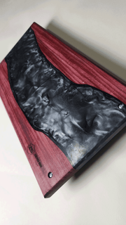 Dark River Charcuterie Board with Handles | 16.75 x 8.75 x 1