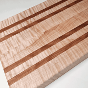 Curly Maple Edge Grain Cutting Board 18x13x1.5
