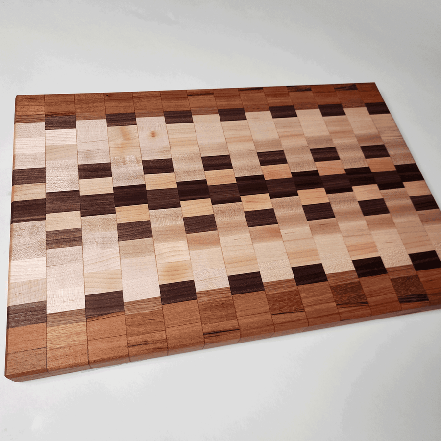 Alternating Pattern Cutting Board 18x12x1