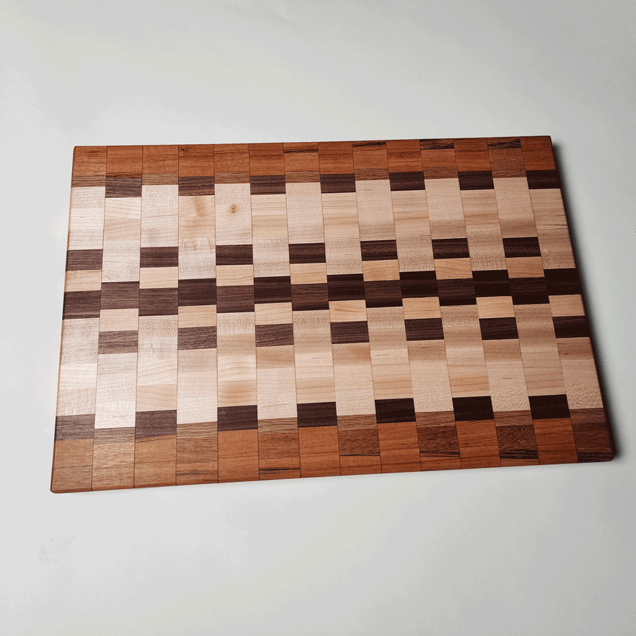 Alternating Pattern Cutting Board 18x12x1