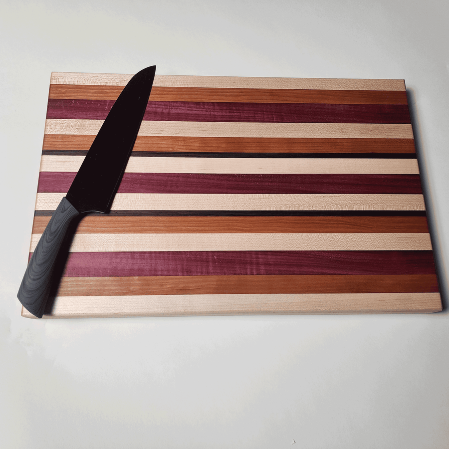 Edge Grain Stripe Cutting Board 18x12x1.25 #2
