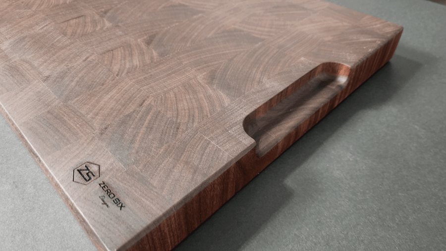 Personalized End Grain Walnut Cutting Board - Chroma Line