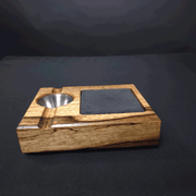 Personalized Cigar Tray Black Limba