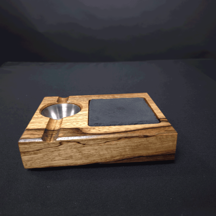 Personalized Cigar Tray Black Limba