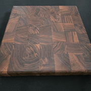End Grain Walnut Cutting Board w/Feet 12x12x1.5