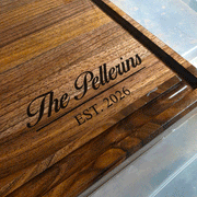 Personalized Walnut Cutting Board 1.5" Thick