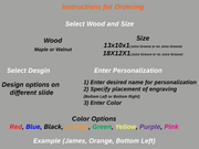 Pre Order Personalized Cutting Board | Custom Charcuterie Board