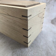 Walnut and Maple Keepsake Box