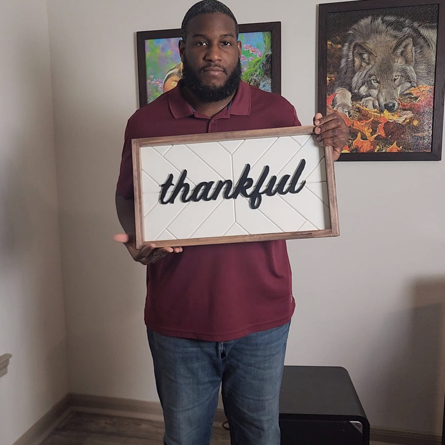 Thankful Wall Sign